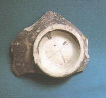 Frammento di un vaso di ceramica 